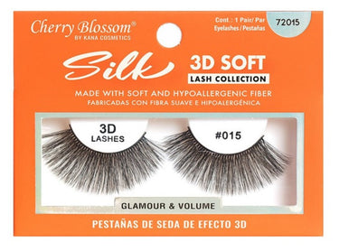 Cherry Blossom Silk 3D Soft Lashes #015 – 72015 - ANNS BEAUTY SUPPLY